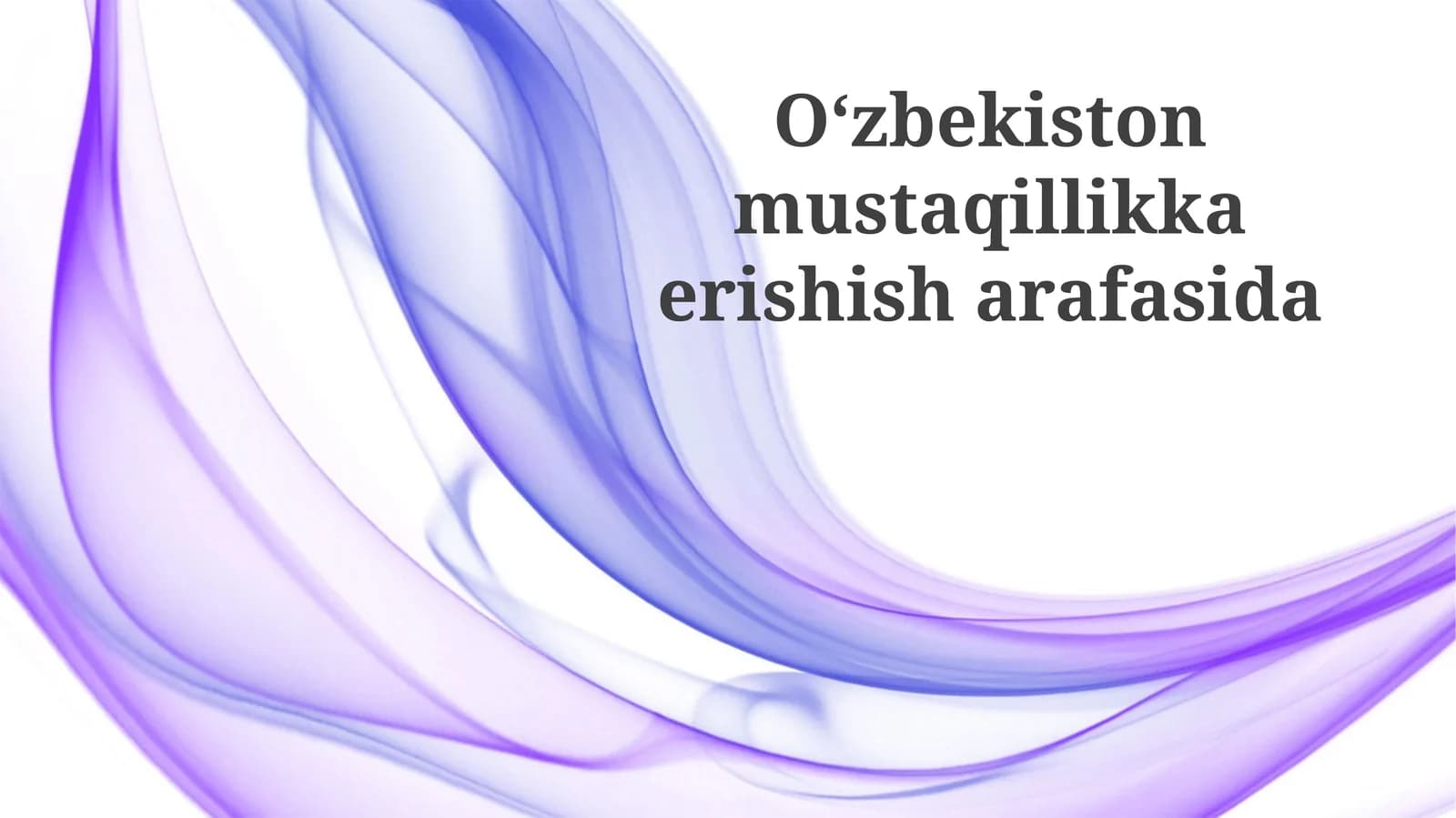 Mustaqillik arafasida Oʻzbekistonning ijtimoiy-siyosiy holati