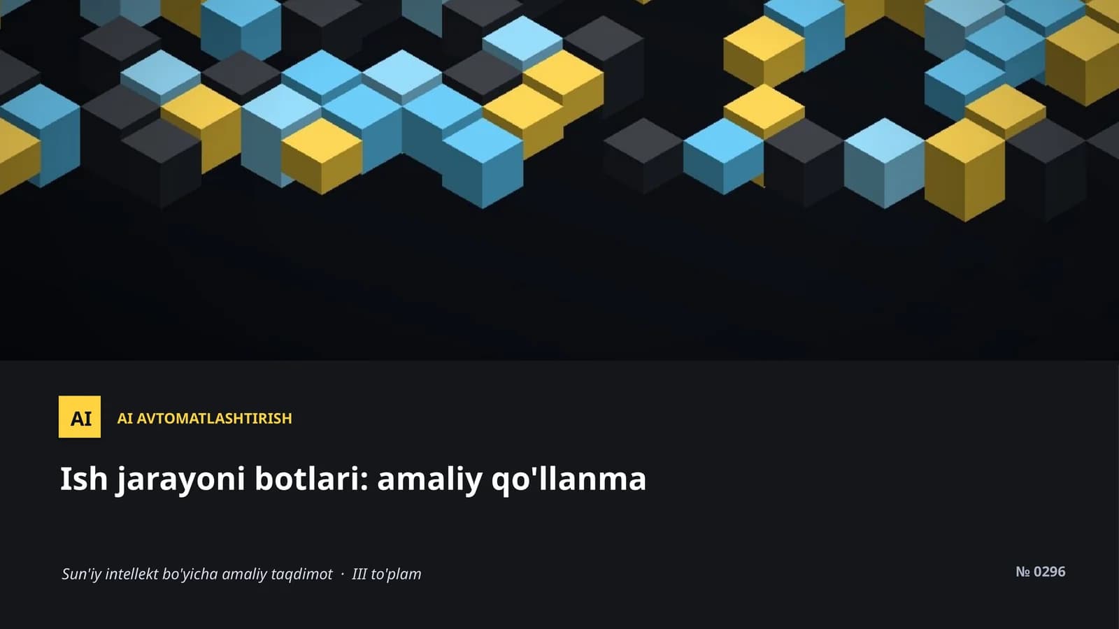 AI AVTOMATLASHTIRISH