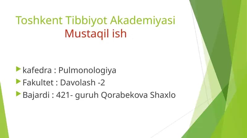Xansirash: algoritmik yondashuv asosida differensial diagnostikasi