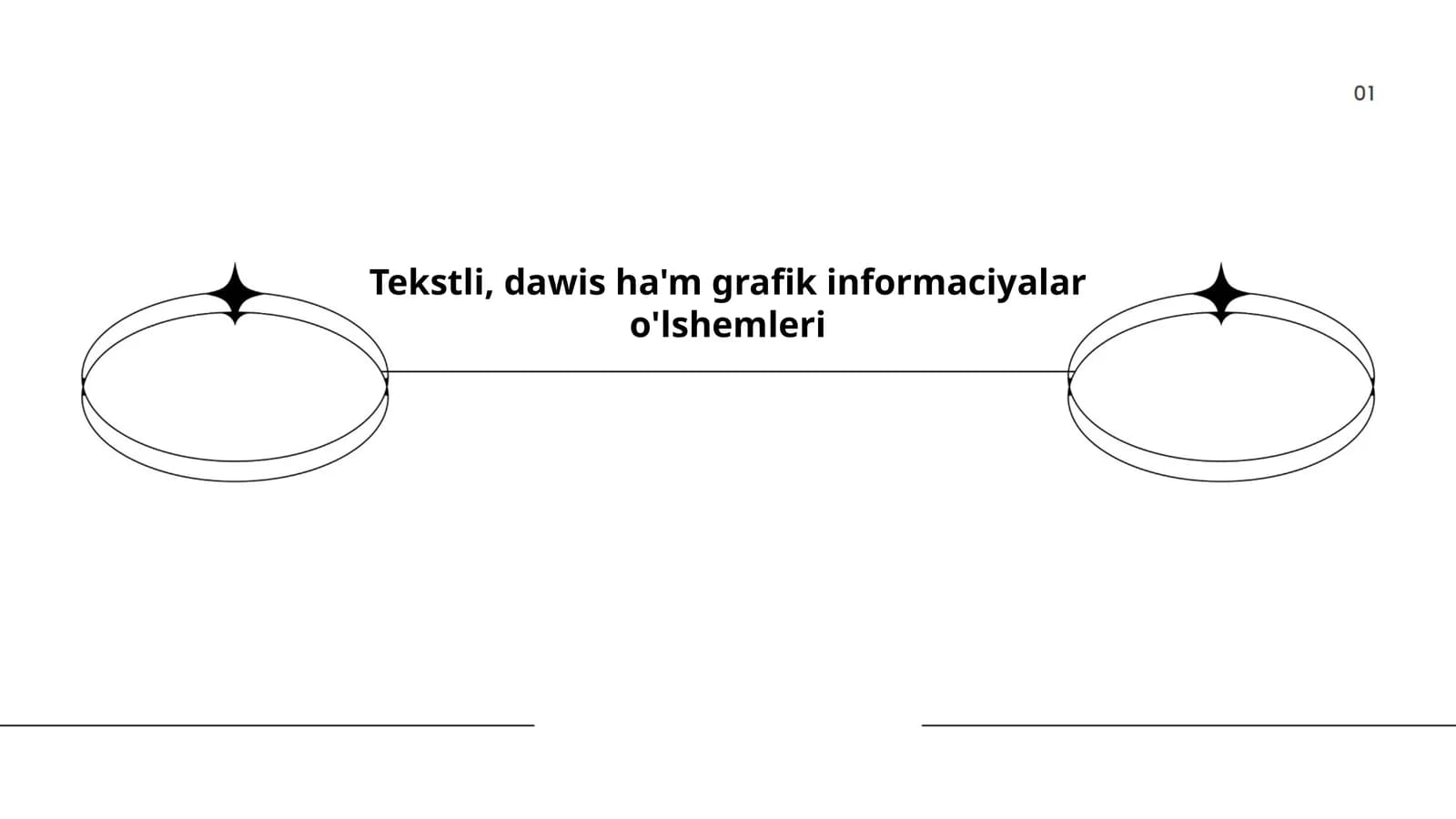 Tekstli, dawis ha'm grafik informaciyalar o'lshemleri