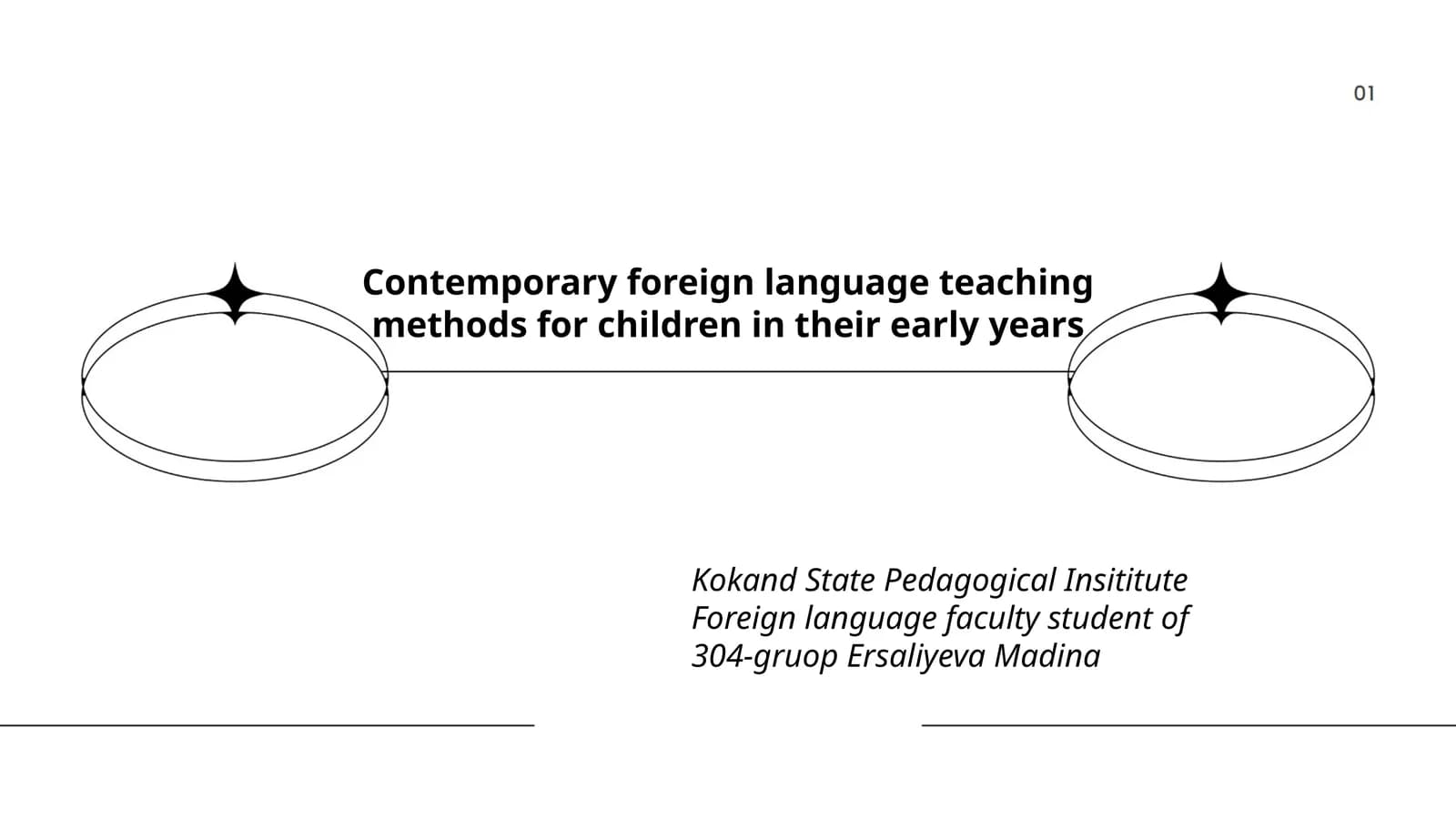 Contemporary foreign language teaching methods for children in their early years