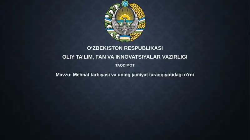 Mehnat Taʼlimi