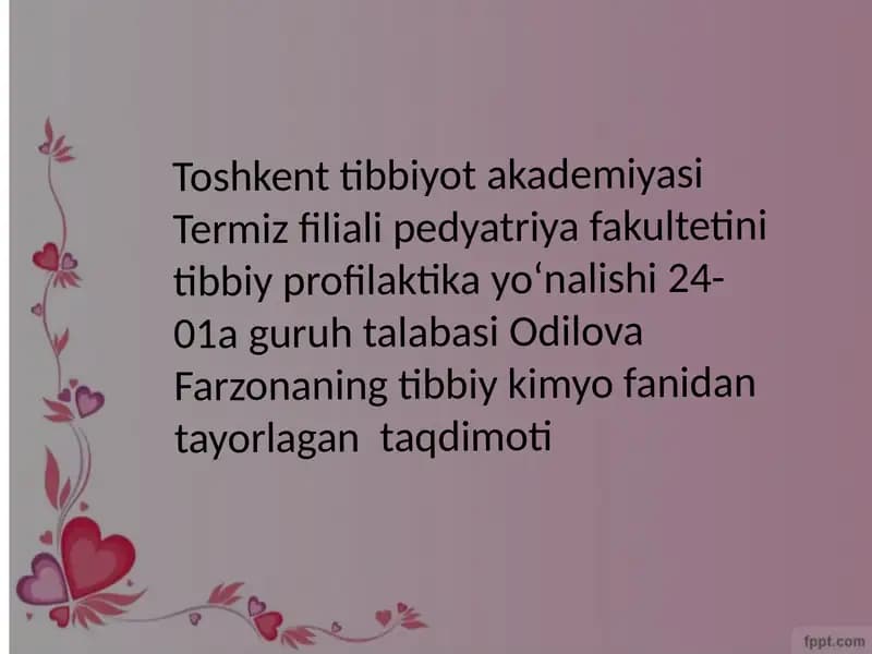 Organizmning biologik suyuqliklari va elektrolitik eritmalar sifatida