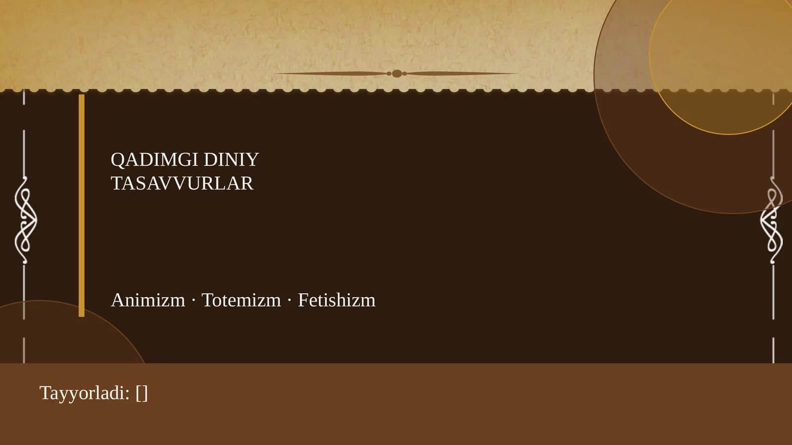 Qadimgi Diniy Tasavvurlar