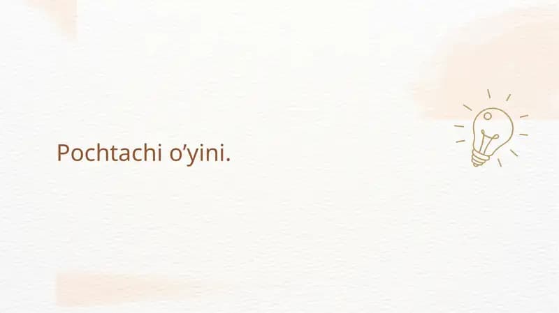 Pochtachi o'yini