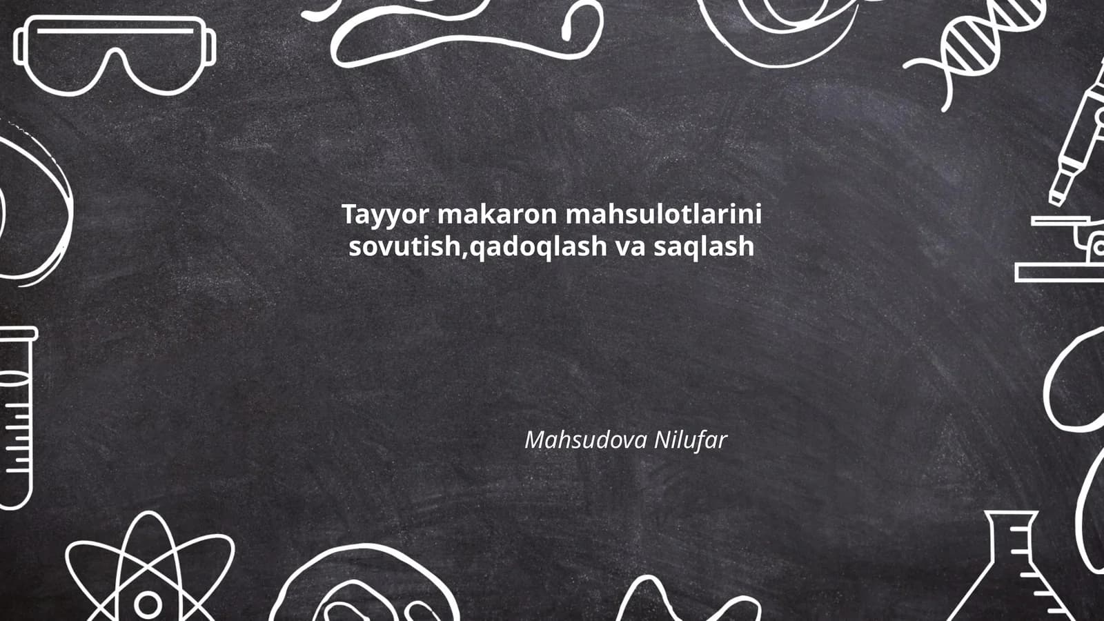 Tayyor makaron mahsulotlarini sovutish,qadoqlash va saqlash