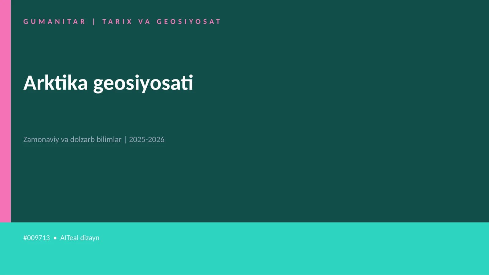 Arktika geosiyosati