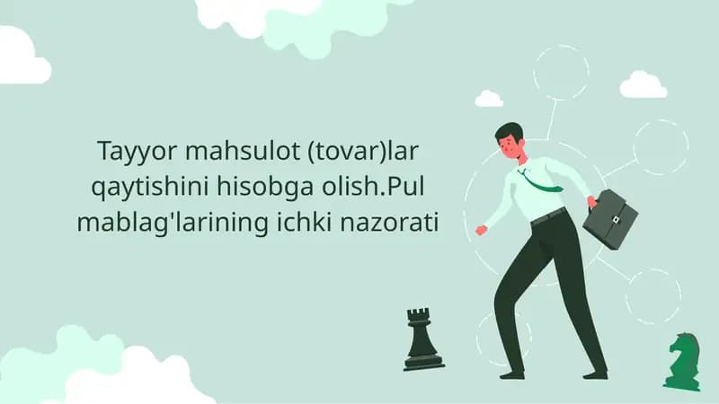 Tayyor mahsulotlar qaytishi