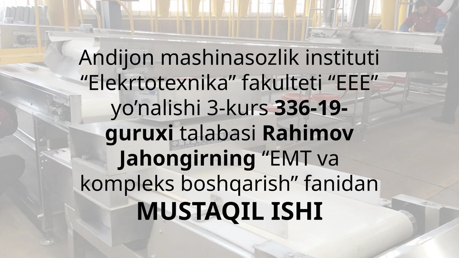 EMT vakompleks boshqarish