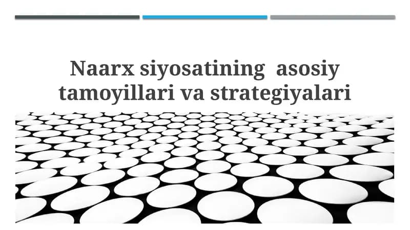 Naarxsiyosatining asosiy tamoyillari va strategiyalari