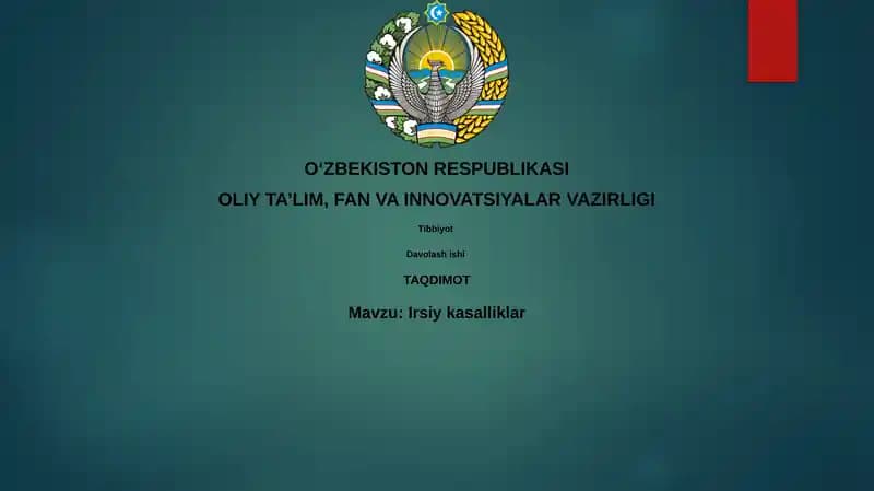 Irsiykasalliklar