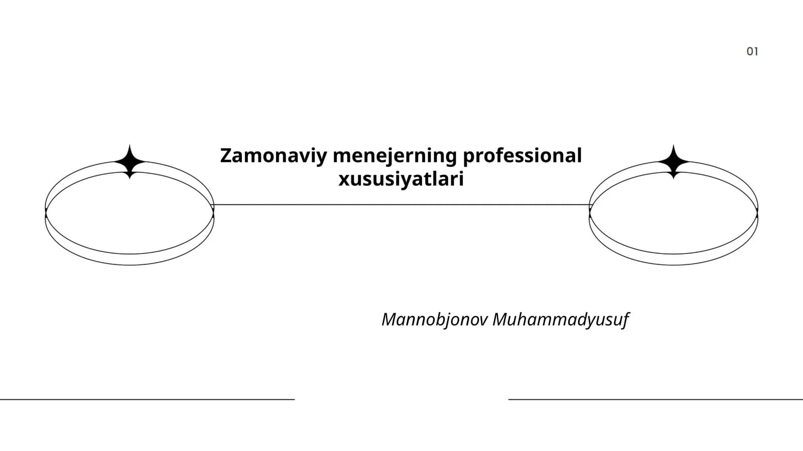 Zamonaviy menejerning professional xususiyatlari