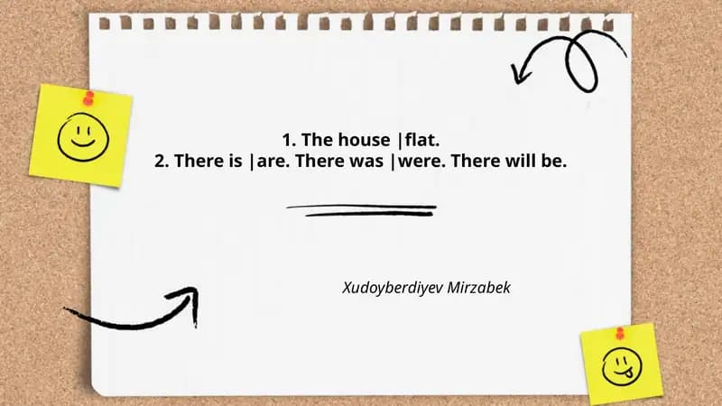 Rooms of a house/flat vocabulary