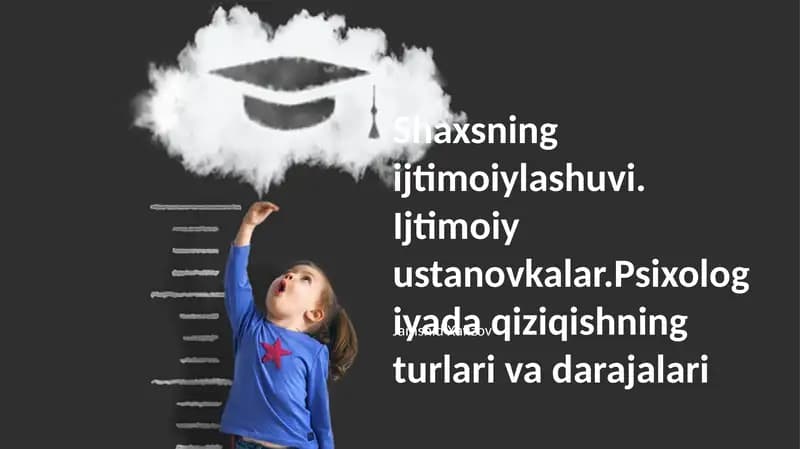 Psixologiyada Qiziqish turlari va darajalari