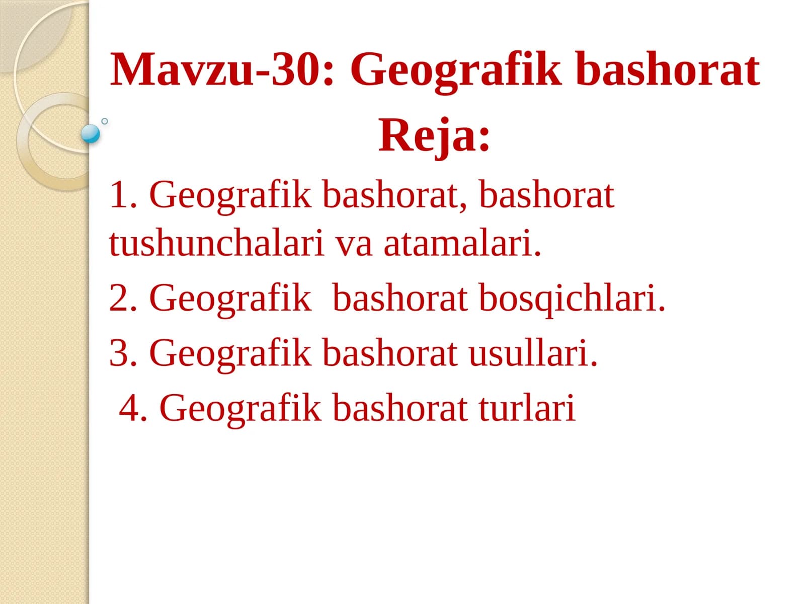 Geografik bashorat
