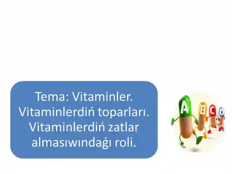 Vitaminler