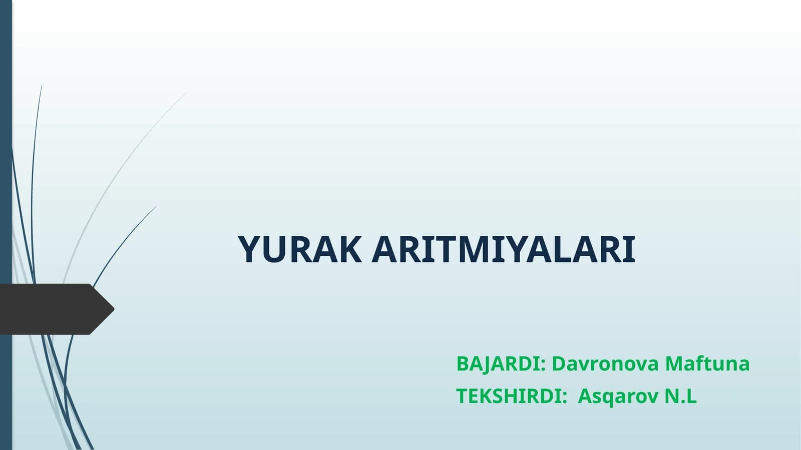 YURAK ARITMIYALARI