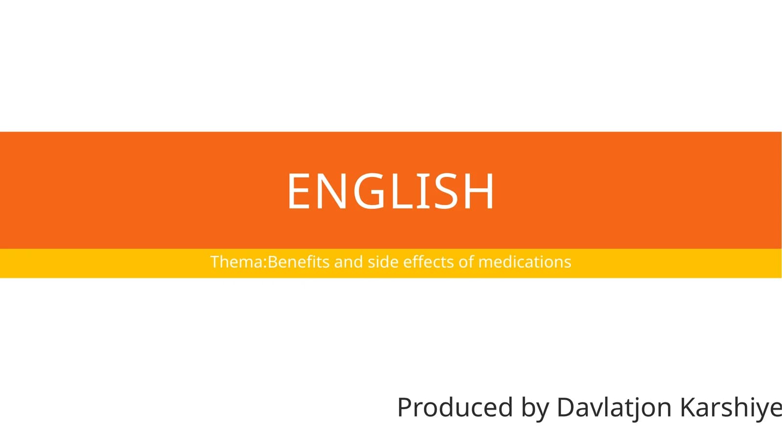 Benefits and side effects of medications