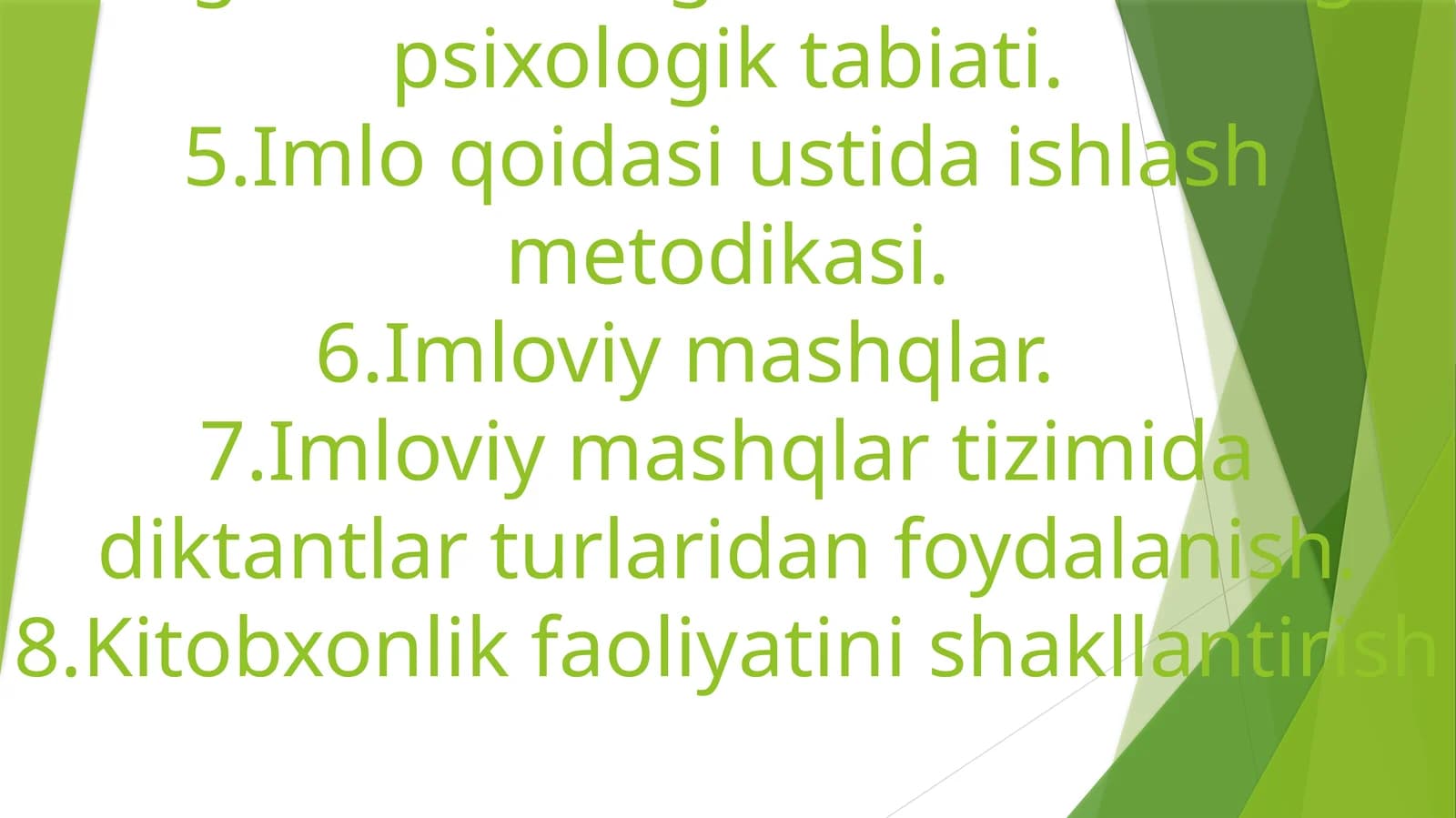 Boshlang‘ich sinflarda sintaktik tushunchalar ustida ishlash metodikasi