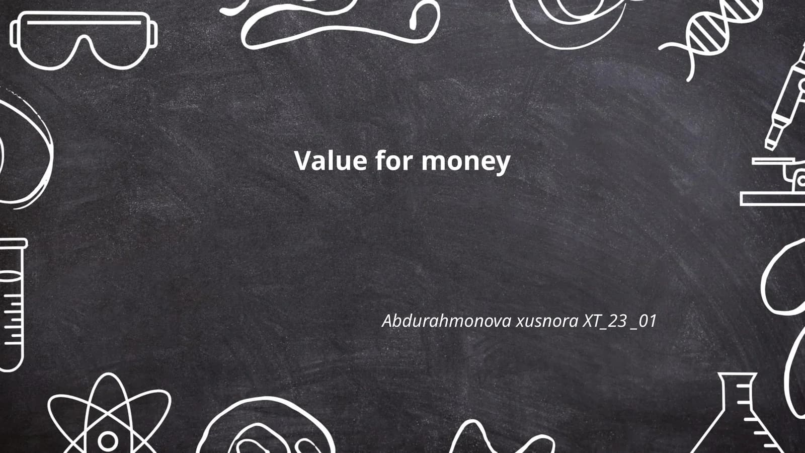 Value for money