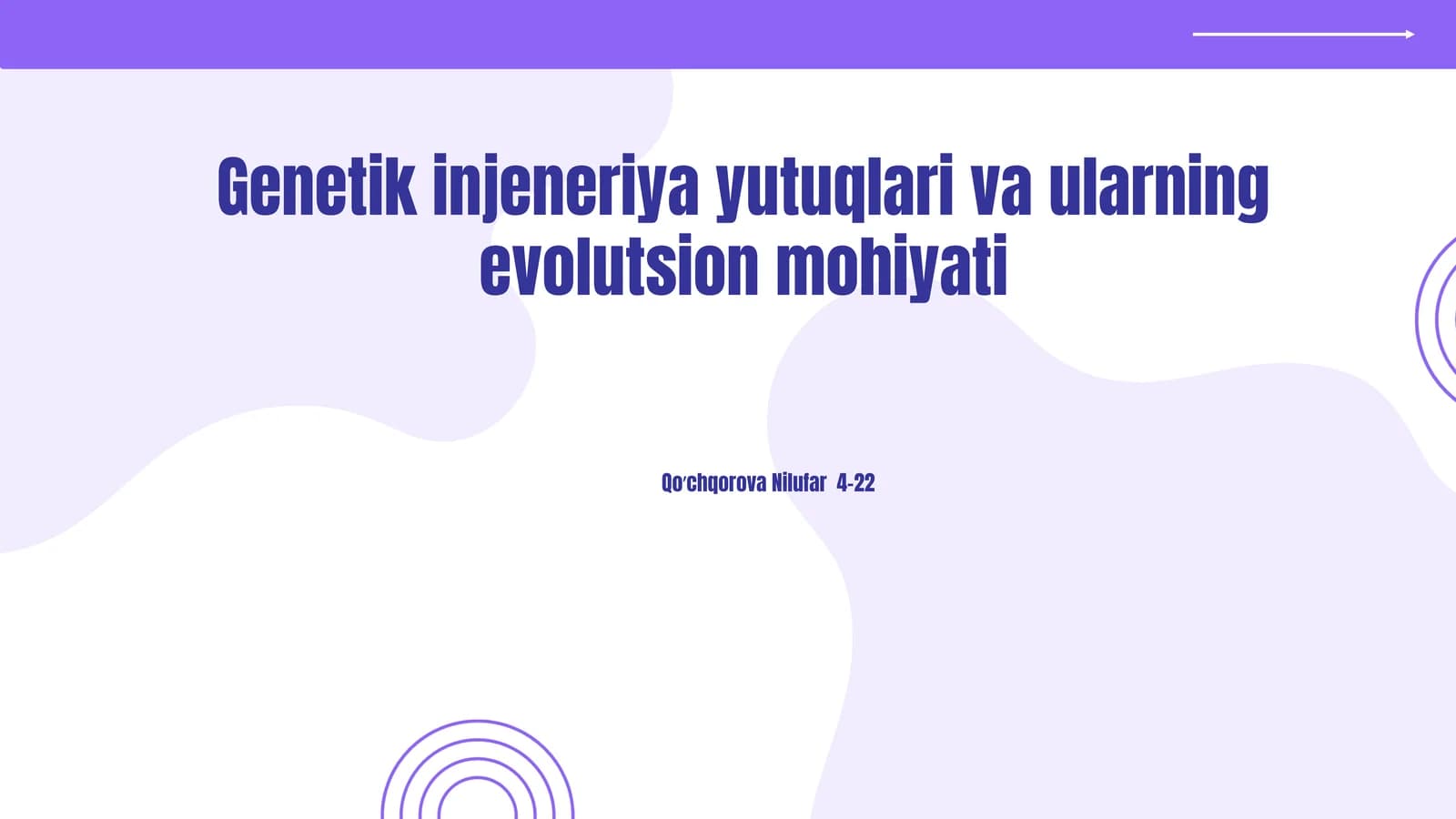 Genetik injeneriya yutuqlari va ularning evolutsion mohiyati