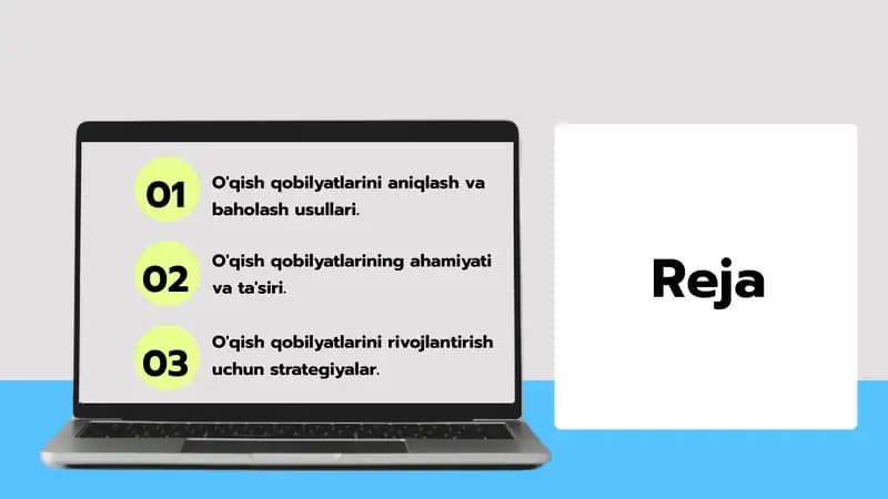 O'qish qobilyatlarini aniqlash va baholash usullari