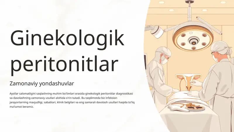 Ginekologik peritonitlar