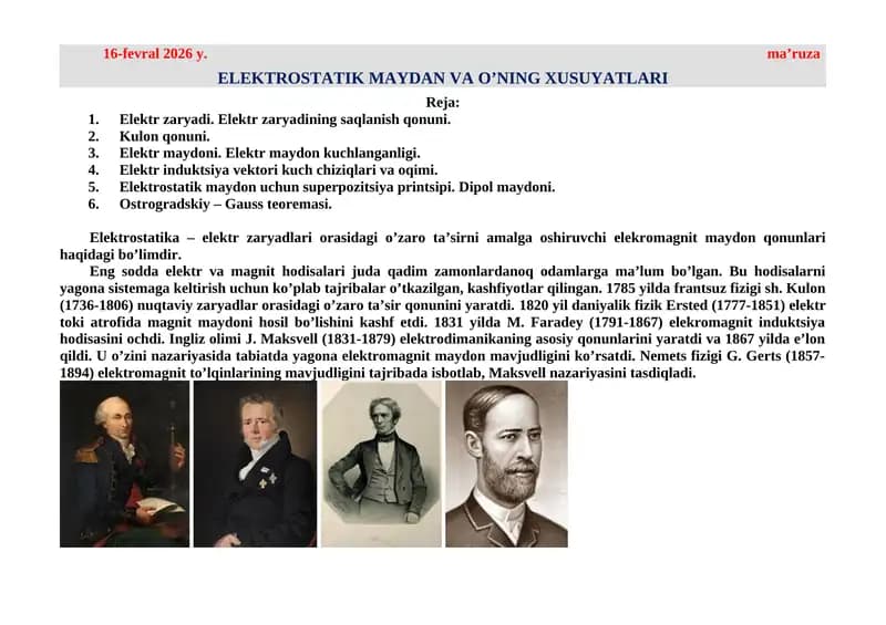 Elektrostatika