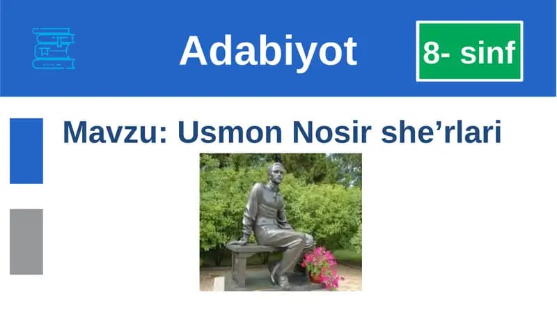 Usmon Nosir she’rlari