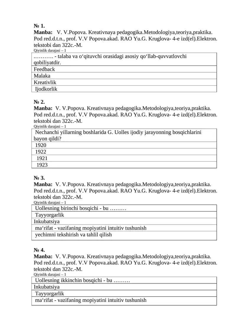 Kreativnaya pedagogika.Metodologiya,teoriya,praktika
