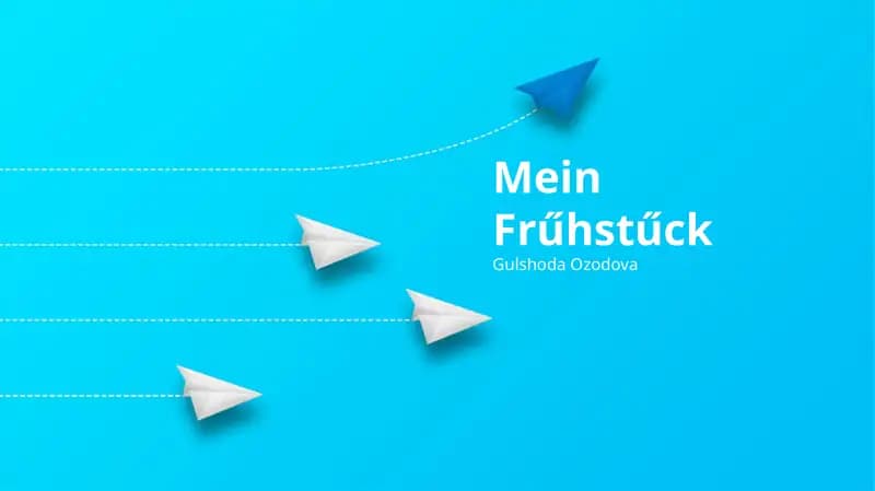 Mein Frűhstűck