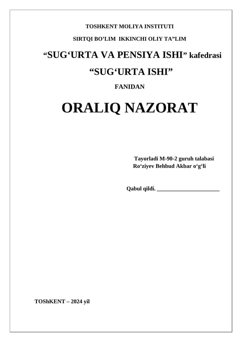 “SUG‘URTA ISHI”