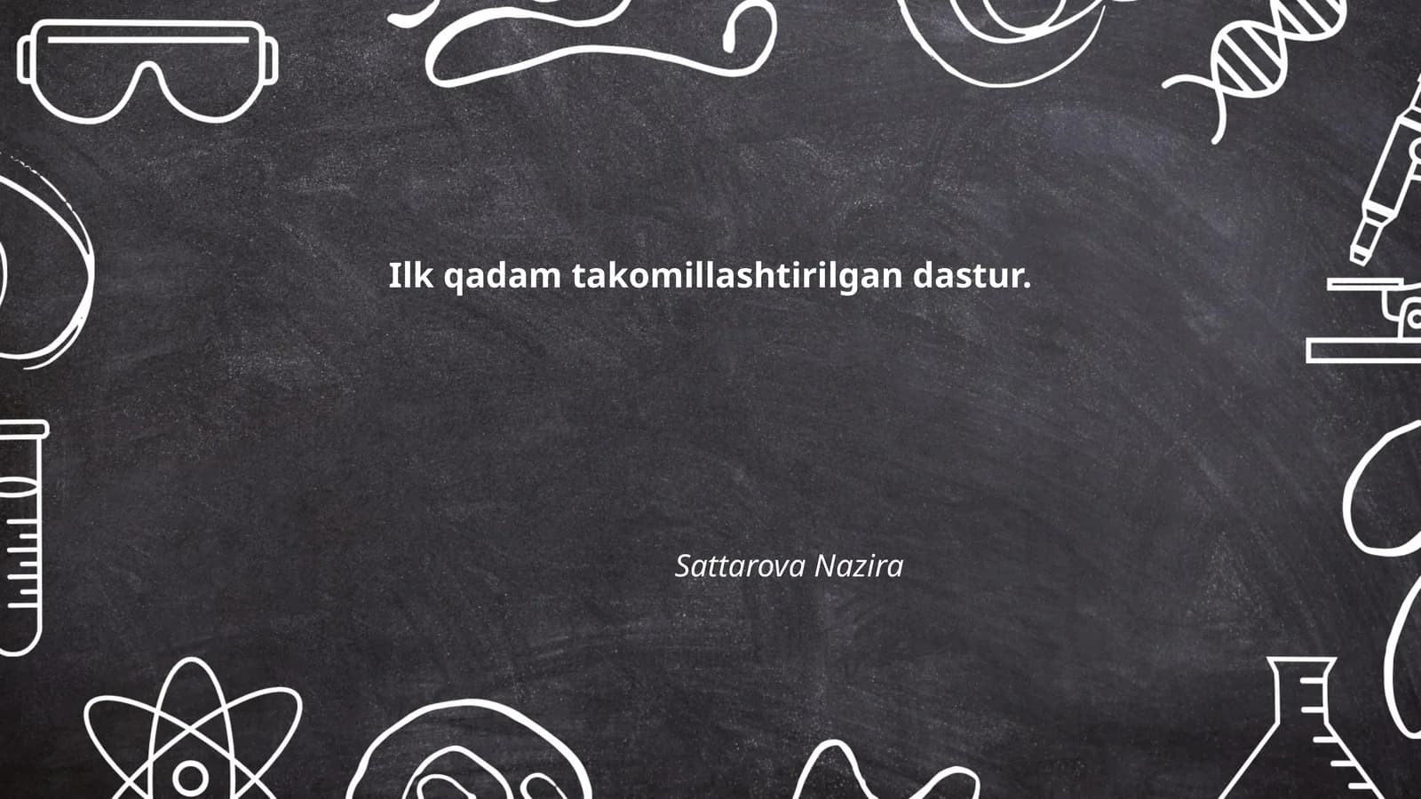 Ilk qadam takomillashtirilgan dastur