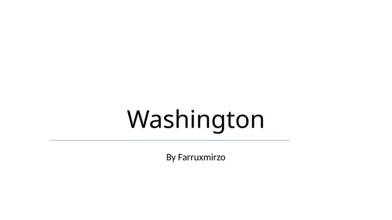 Washington