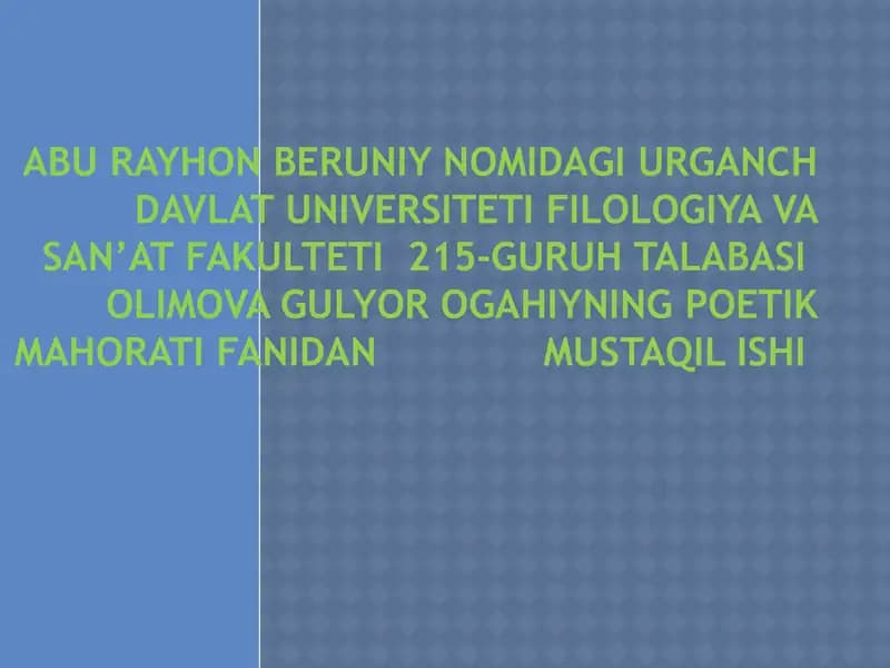 Ogahiyga bag’ishlangan Atoqli shoir tarixnavis maqolalar to’plami