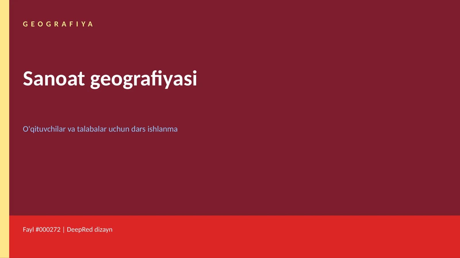 Sanoat geografiyasi