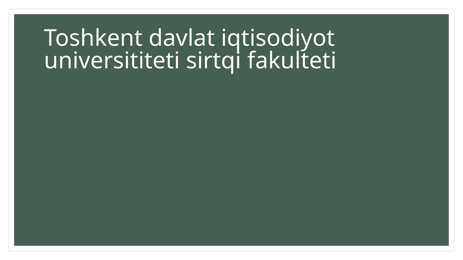 Moliyaviy texnologiyalar va puloqimlari hisobtanlash shakllari