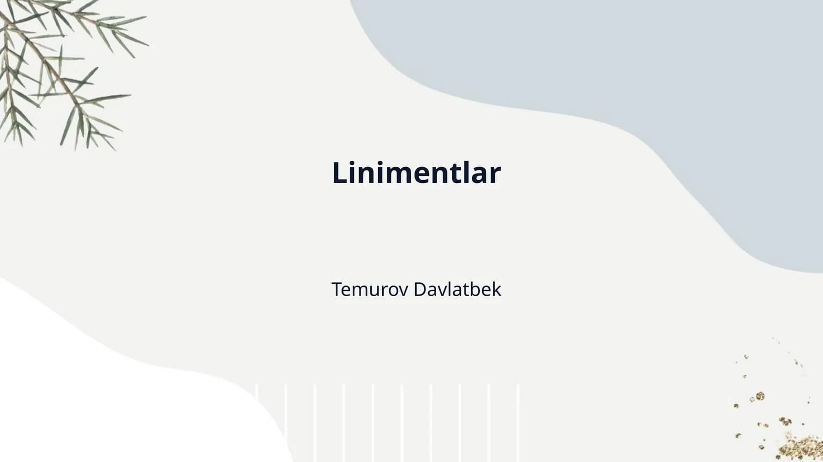 Linimentlar
