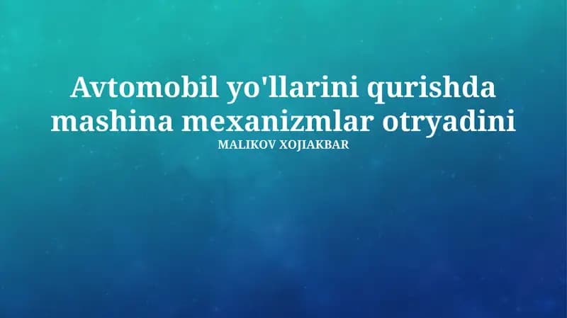 Механизмларнинг ажралишининг олдини олиш чоралари