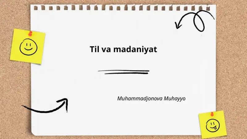 Til va madaniyat