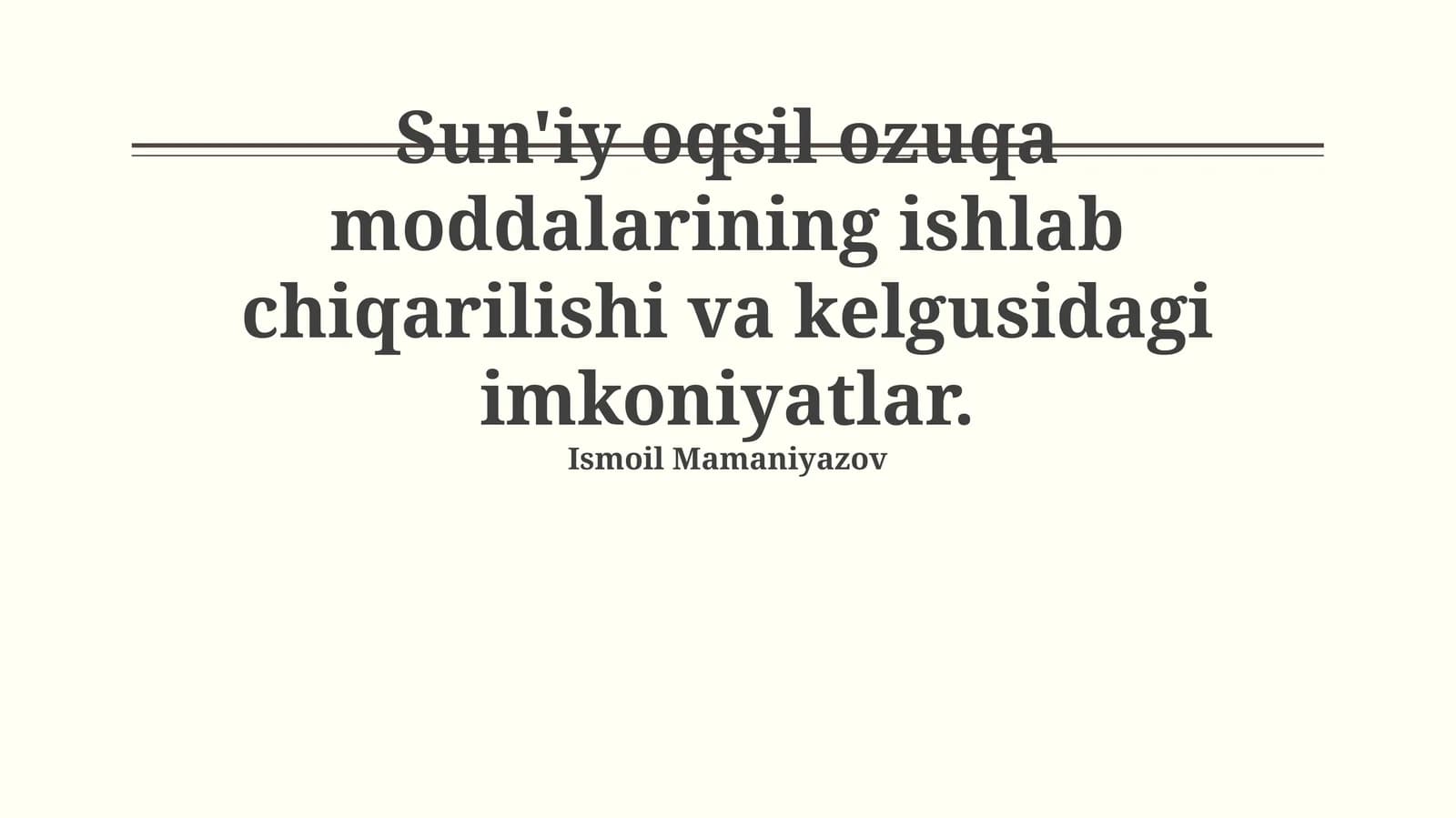 Sun'iy oqsil ishlab chiqarish - Ta'rif, ahamiyat va asoslar