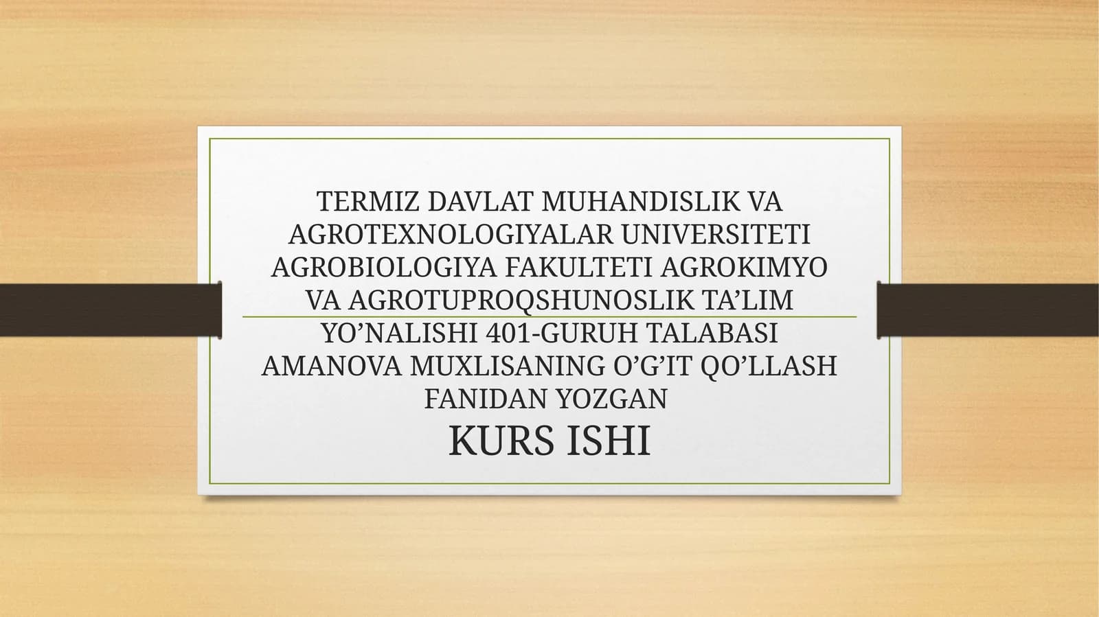 G’o’zamakka jo’xori va donli ekish uchun o’g’itlash tizimi
