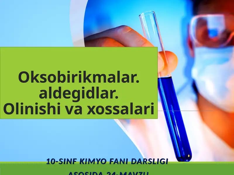Oksobirikmalar va aldegidlar