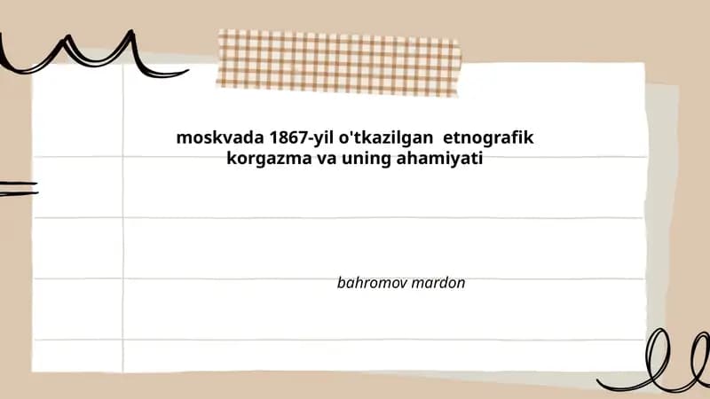 1867-yilgi Moskva etnografik koʻrgazmasi