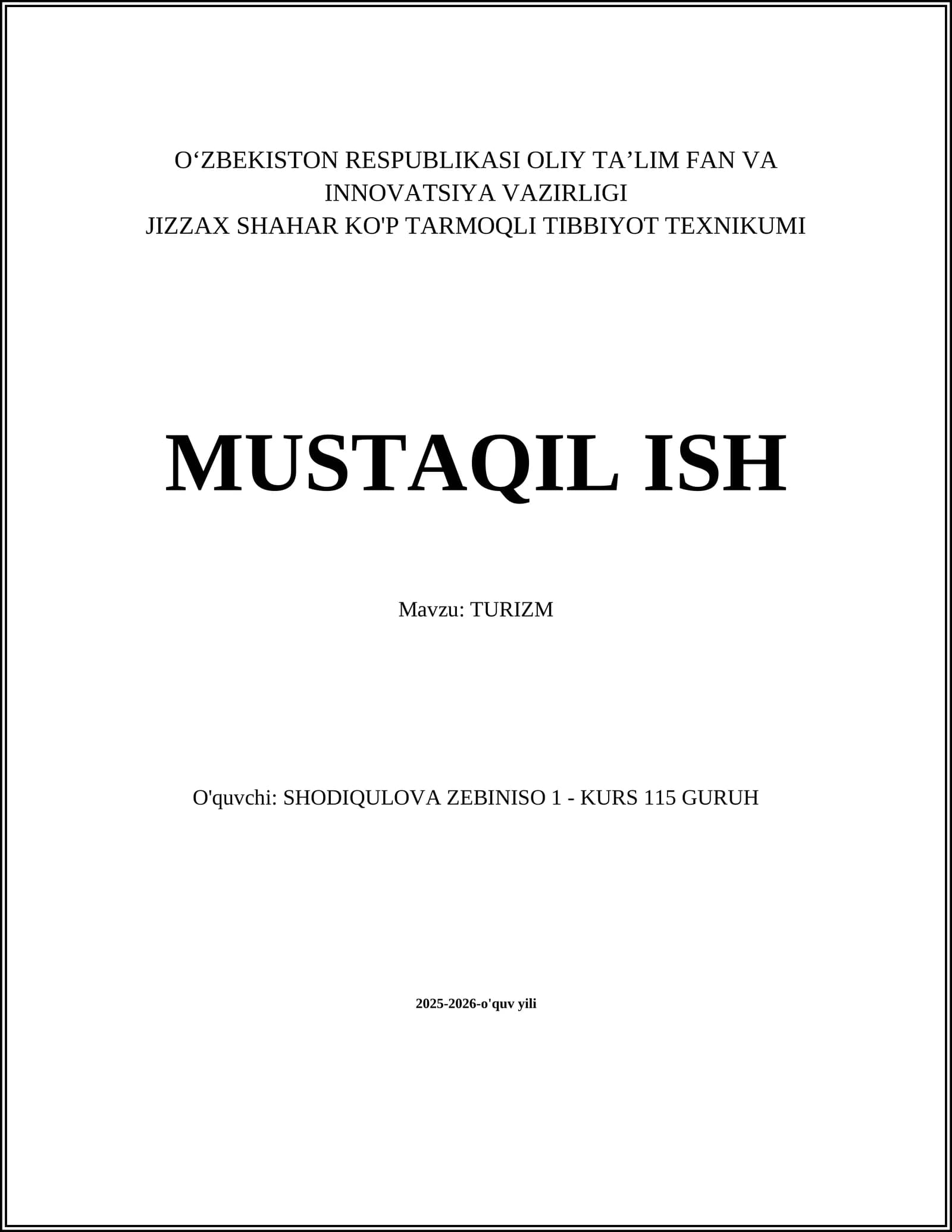 TURIZM