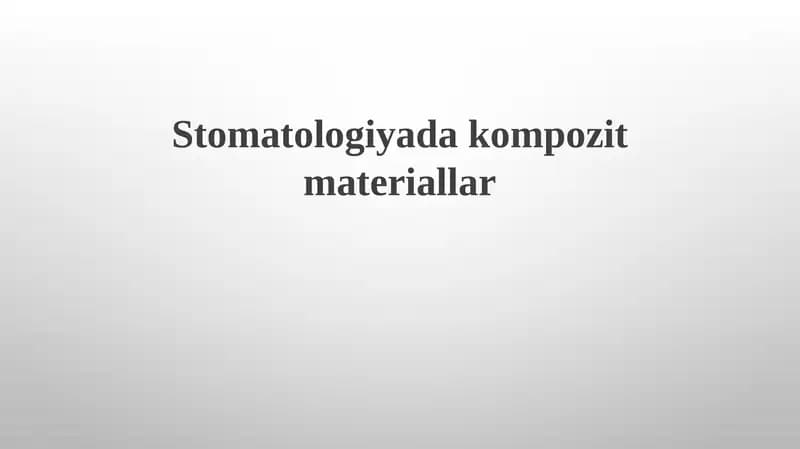 Kompozit materiallar