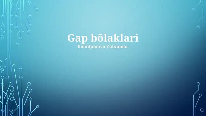 Gap bõlaklari