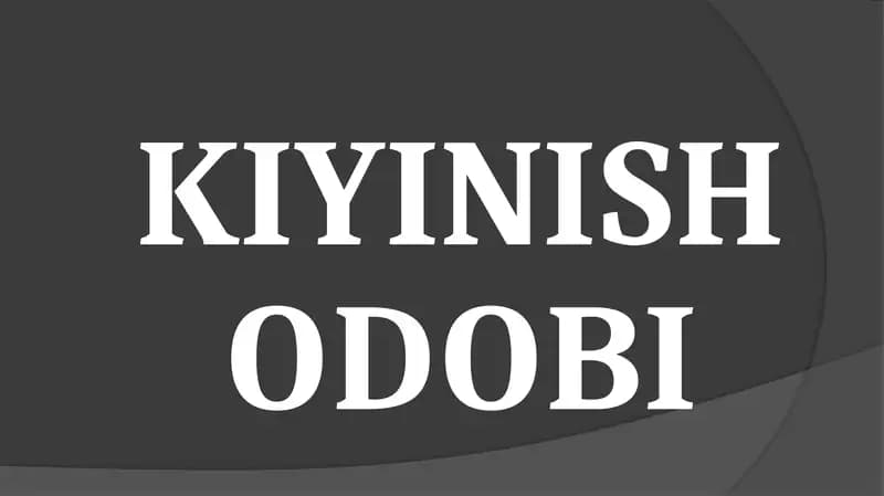 Kiyinish odobi