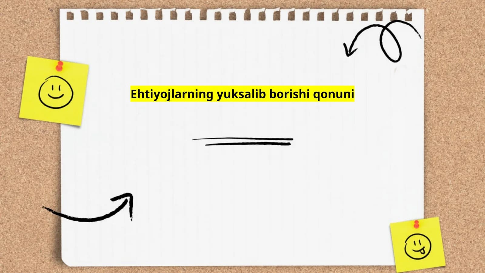 Ehtiyojlarning yuksalib borishi qonuni