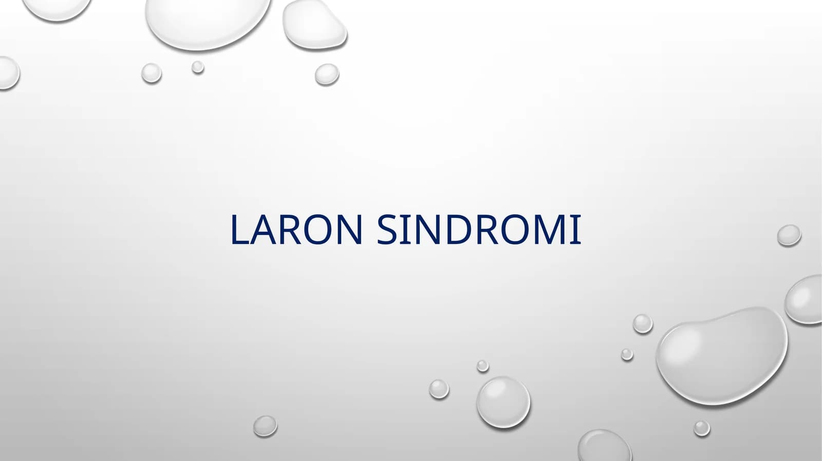 Laronsindromi